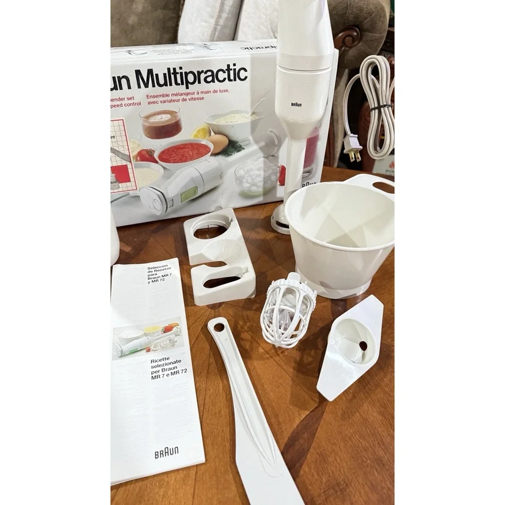 Braun Multipractic MR7 Hand Blender SET‎ De Luxe Complete